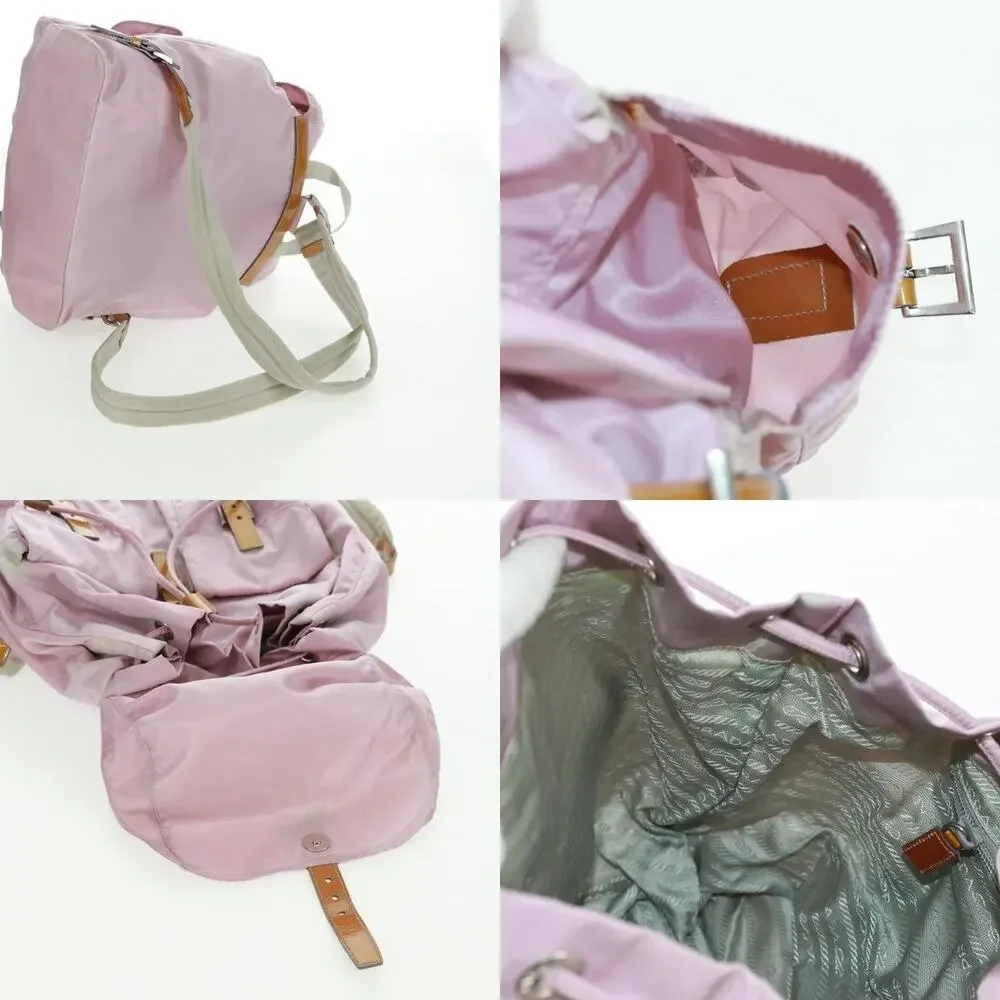 Prada Nylon Backpack Pink